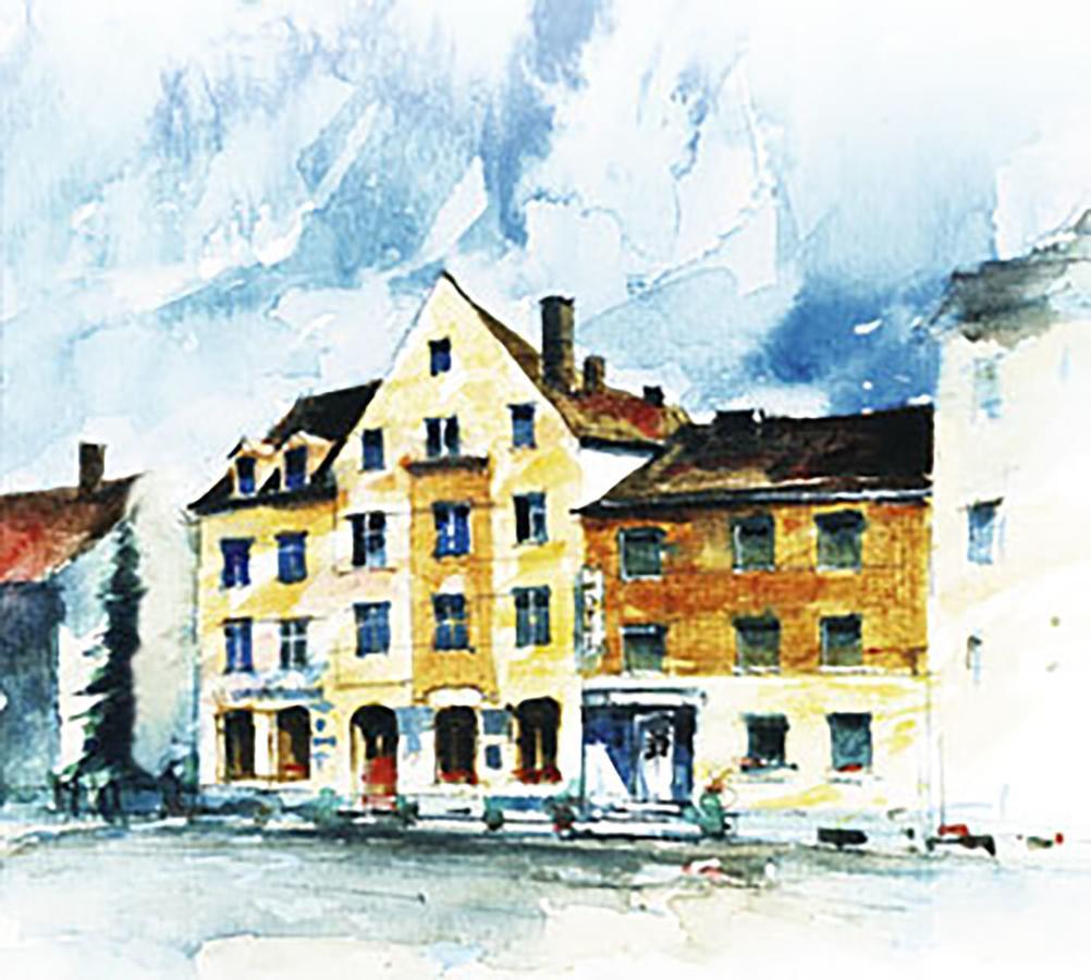 Hotel Augsburg Goldener Falke Esterno foto